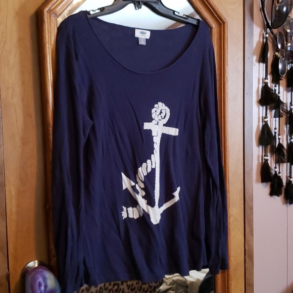Nautical Anchor Sweater Top - Picture 2 of 5